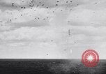 Image of Japanese kamikaze attacks on US Navy ships Pacific Ocean, 1945, second 19 stock footage video 65675036364