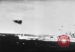 Image of Japanese kamikaze attacks on US Navy ships Pacific Ocean, 1945, second 41 stock footage video 65675036364