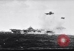 Image of Japanese kamikaze attacks on US Navy ships Pacific Ocean, 1945, second 47 stock footage video 65675036364