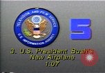 Image of new Air Force One plane Washington DC USA, 1990, second 1 stock footage video 65675036377