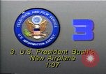 Image of new Air Force One plane Washington DC USA, 1990, second 4 stock footage video 65675036377