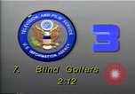 Standbild nationalen Blinden Golf Championship Florida United States USA, 1990, aus Sekunde 4 historischem Filmmaterial Videoclip 65675036381