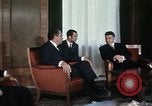 Standbild USA Präsident Richard Nixon Bukarest Rumänien, 1969, aus Sekunde 8 historischem Filmmaterial Videoclip 65675036411