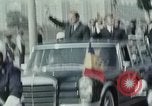 Standbild USA Präsident Richard Nixon Bukarest Rumänien, 1969, aus Sekunde 7 historischem Filmmaterial Videoclip 65675036415