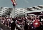 Standbild USA Präsident Richard Nixon Bukarest Rumänien, 1969, aus Sekunde 21 historischem Filmmaterial Videoclip 65675036415