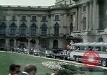 Standbild USA Präsident Richard Nixon Bukarest Rumänien, 1969, aus Sekunde 18 historischem Filmmaterial Videoclip 65675036417