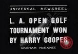 Standbild Los Angeles Open Golf Tournament Los Angeles California USA, 1937, aus Sekunde 5 historischem Filmmaterial Videoclip 65675036424