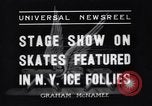 Standbild New York Ice Follies New York City USA, 1937, aus Sekunde 1 historischem Filmmaterial Videoclip 65675036426