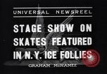 Standbild New York Ice Follies New York City USA, 1937, aus Sekunde 5 historischem Filmmaterial Videoclip 65675036426
