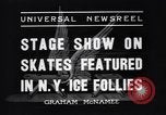 Standbild New York Ice Follies New York City USA, 1937, aus Sekunde 8 historischem Filmmaterial Videoclip 65675036426