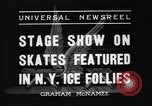 Standbild New York Ice Follies New York City USA, 1937, aus Sekunde 9 historischem Filmmaterial Videoclip 65675036426