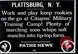 Image Les citoyens Camp d'entraînement militaire Plattsburgh New York USA, 1914, de la seconde 4 séquences d'archives historiques vidéo 65675036432