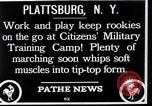 Image Les citoyens Camp d'entraînement militaire Plattsburgh New York USA, 1914, de la seconde 5 séquences d'archives historiques vidéo 65675036432