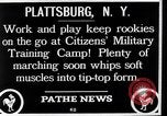 Image Les citoyens Camp d'entraînement militaire Plattsburgh New York USA, 1914, de la seconde 9 séquences d'archives historiques vidéo 65675036432