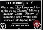 Image Les citoyens Camp d'entraînement militaire Plattsburgh New York USA, 1914, de la seconde 13 séquences d'archives historiques vidéo 65675036432