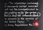 Image Organisation de l'armée des Etats-Unis United States USA, 1942, de la seconde 15 séquences d'archives historiques vidéo 65675036435