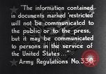 Image Organisation de l'armée des Etats-Unis United States USA, 1942, de la seconde 19 séquences d'archives historiques vidéo 65675036435
