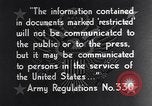 Image Organisation de l'armée des Etats-Unis United States USA, 1942, de la seconde 22 séquences d'archives historiques vidéo 65675036435