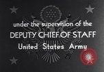 Image Organisation de l'armée des Etats-Unis United States USA, 1942, de la seconde 39 séquences d'archives historiques vidéo 65675036435