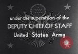 Image Organisation de l'armée des Etats-Unis United States USA, 1942, de la seconde 41 séquences d'archives historiques vidéo 65675036435