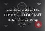 Image Organisation de l'armée des Etats-Unis United States USA, 1942, de la seconde 44 séquences d'archives historiques vidéo 65675036435