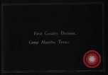 Image of Base camp of the U.S. Army 1st Cavalry Division at Alamito, Texas Texas United States USA, 1923, second 5 stock footage video 65675036451