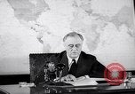 Image of President Franklin Roosevelt discusses Pearl Harbor attack Washington DC USA, 1942, second 25 stock footage video 65675036454
