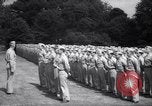 Immagine di Party in giardino per soldati statunitensi Washington DC USA, 1942, secondo 15 filmato di repertorio 65675036462