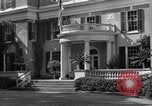 Image of Car arrives at Springwood Hyde Park New York USA, 1936, second 7 stock footage video 65675036471