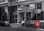 Image of Car arrives at Springwood Hyde Park New York USA, 1936, second 12 stock footage video 65675036471
