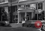 Image of Car arrives at Springwood Hyde Park New York USA, 1936, second 13 stock footage video 65675036471