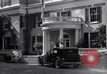 Image of Car arrives at Springwood Hyde Park New York USA, 1936, second 15 stock footage video 65675036471