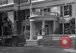 Image of Car arrives at Springwood Hyde Park New York USA, 1936, second 18 stock footage video 65675036471