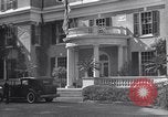 Image of Car arrives at Springwood Hyde Park New York USA, 1936, second 21 stock footage video 65675036471