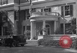 Image of Car arrives at Springwood Hyde Park New York USA, 1936, second 22 stock footage video 65675036471