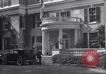 Image of Car arrives at Springwood Hyde Park New York USA, 1936, second 24 stock footage video 65675036471