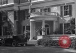 Image of Car arrives at Springwood Hyde Park New York USA, 1936, second 26 stock footage video 65675036471