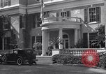 Image of Car arrives at Springwood Hyde Park New York USA, 1936, second 28 stock footage video 65675036471