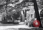 Image of Car arrives at Springwood Hyde Park New York USA, 1936, second 35 stock footage video 65675036471