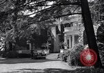 Image of Car arrives at Springwood Hyde Park New York USA, 1936, second 36 stock footage video 65675036471