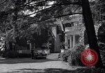Image of Car arrives at Springwood Hyde Park New York USA, 1936, second 38 stock footage video 65675036471