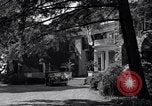 Image of Car arrives at Springwood Hyde Park New York USA, 1936, second 39 stock footage video 65675036471