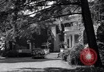 Image of Car arrives at Springwood Hyde Park New York USA, 1936, second 40 stock footage video 65675036471