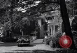 Image of Car arrives at Springwood Hyde Park New York USA, 1936, second 43 stock footage video 65675036471
