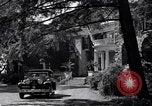 Image of Car arrives at Springwood Hyde Park New York USA, 1936, second 44 stock footage video 65675036471