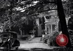Image of Car arrives at Springwood Hyde Park New York USA, 1936, second 45 stock footage video 65675036471