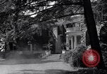 Image of Car arrives at Springwood Hyde Park New York USA, 1936, second 47 stock footage video 65675036471