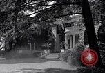 Image of Car arrives at Springwood Hyde Park New York USA, 1936, second 48 stock footage video 65675036471