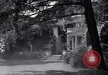 Image of Car arrives at Springwood Hyde Park New York USA, 1936, second 49 stock footage video 65675036471