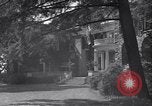 Image of Car arrives at Springwood Hyde Park New York USA, 1936, second 51 stock footage video 65675036471